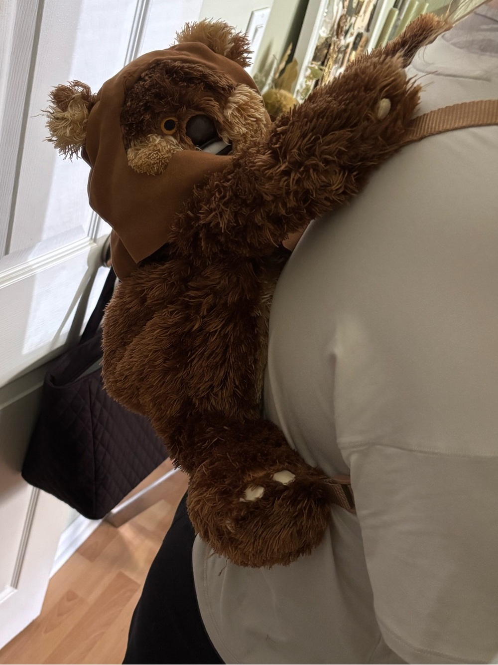 Disney Parks 2025 Star Wars Wicket the Ewok Plush Backpack - Picture 13 of 16